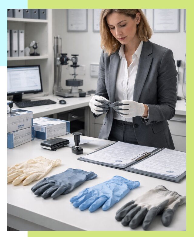 Сертификация перчаток в Советской Гавани от 8831 р. | Алешин-Свс