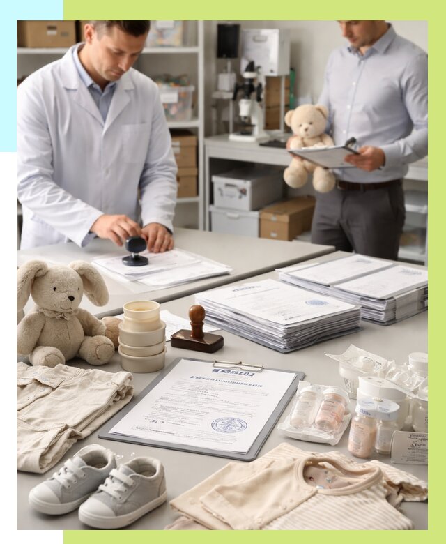 Сертификация детских товаров в Советской Гавани от 15584 р. | Алешин-Свс