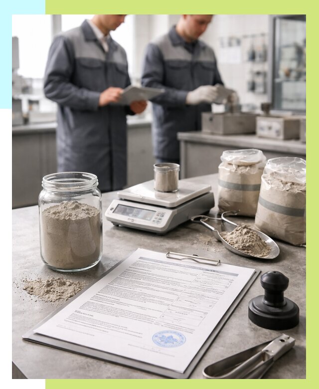 Сертификация цемента в Советской Гавани от 20778 р. | Алешин-Свс