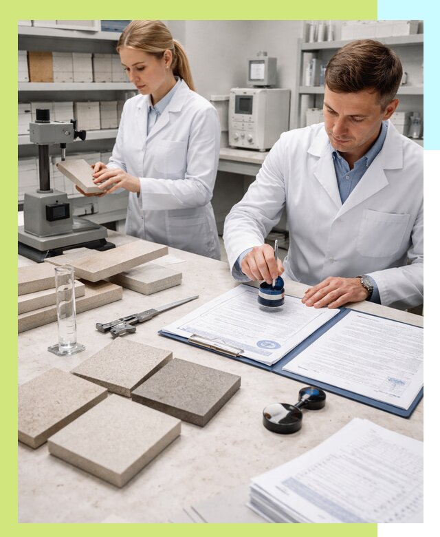 Сертификация плитки и керамики в Советской Гавани с документами