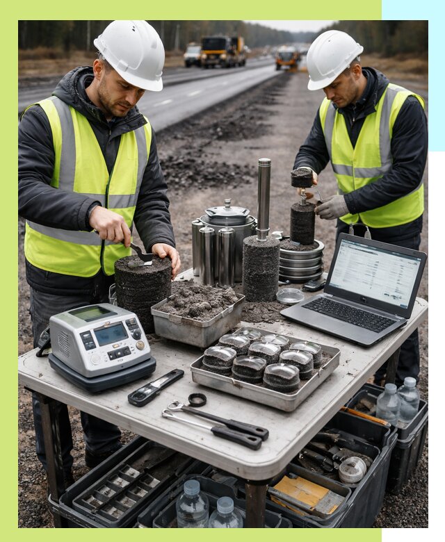 Сертификация асфальта: испытания и подтверждение в Советской Гавани