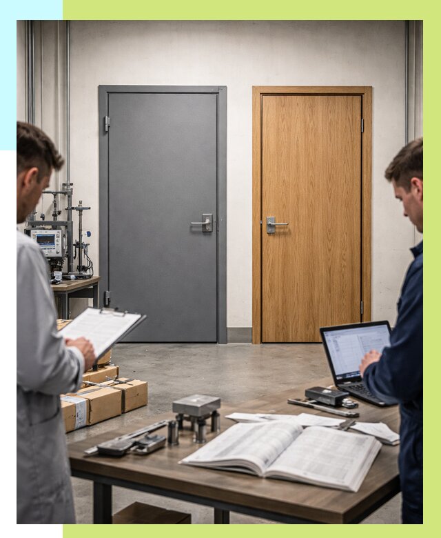 Сертификация дверей в Советской Гавани от 8311 р. под ключ | Алешин-Свс