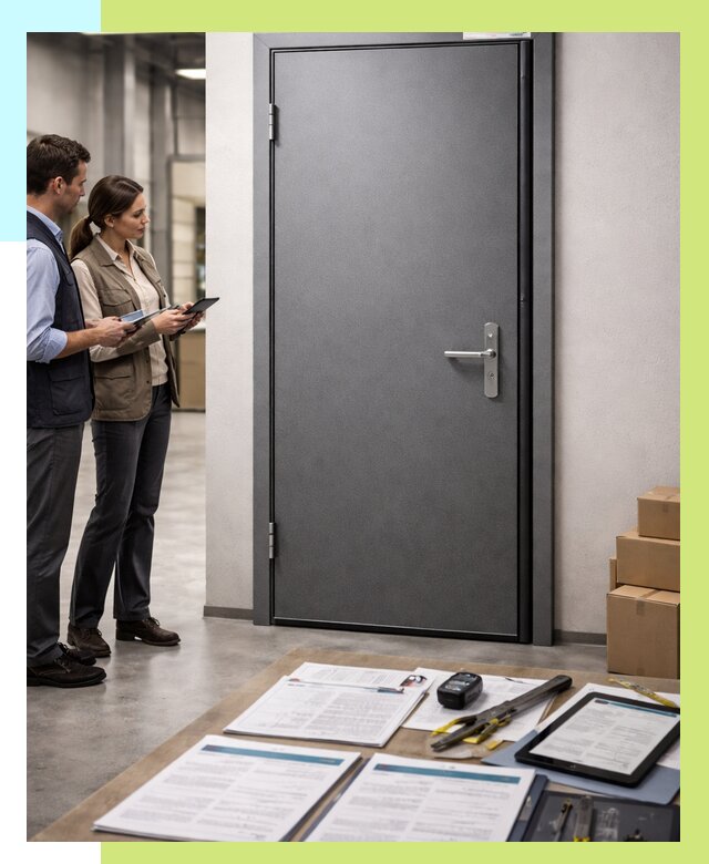 Сертификация противопожарных дверей в Советской Гавани от 9350 р. | Алешин-Свс