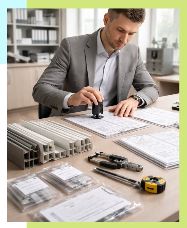 Сертификация ПВХ продукции в Советской Гавани от 8831 р., Алешин-Свс