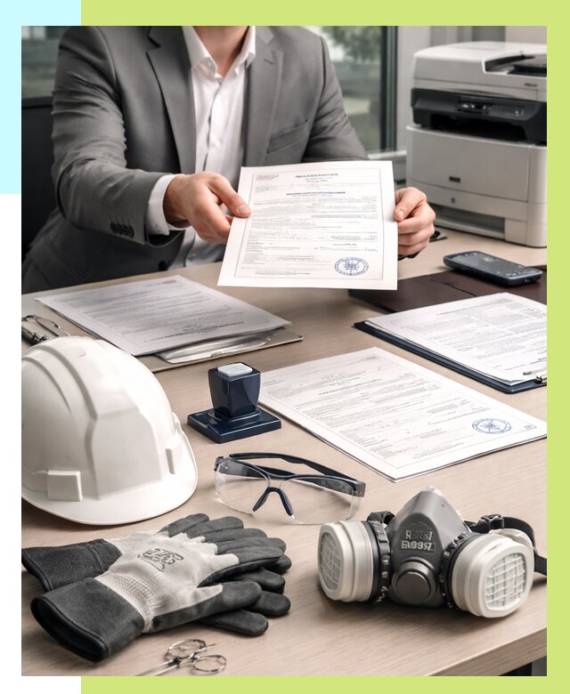 Сертификация СИЗ в Советской Гавани от 15584 р. | Алешин-Свс оформить