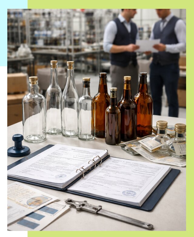 Сертификация стеклянных бутылок в Советской Гавани от 25973 р. | Алешин-Свс