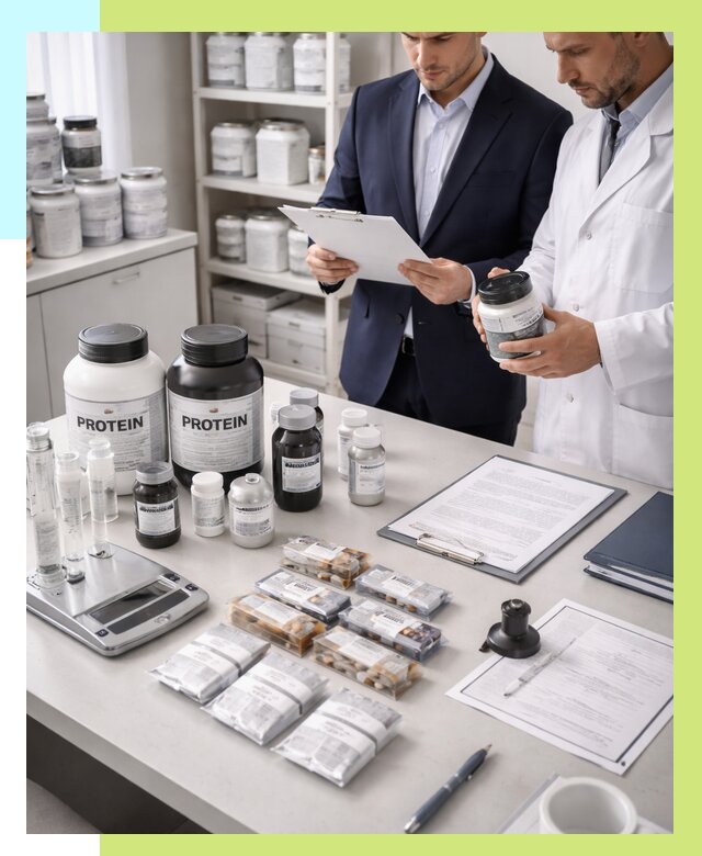 Сертификация спортивного питания в Советской Гавани от 15584 р., Алешин-Свс