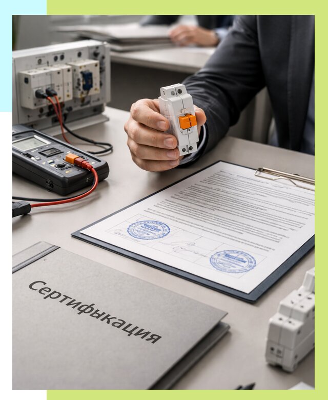Сертификация выключателей под ключ в Советской Гавани от 15584 р. | Алешин-Свс