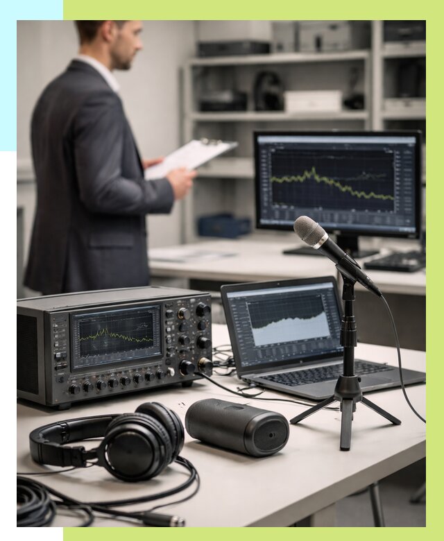 Сертификация аудиотехники в Советской Гавани от 15584 р., Алешин-Свс