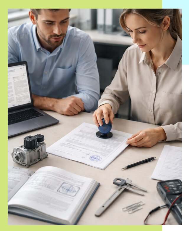 Выдача паспорта изделия и техническая экспертиза продукции в Советской Гавани