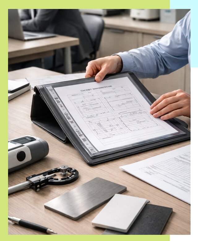 Оформление паспорта материала для продукции в Советской Гавани