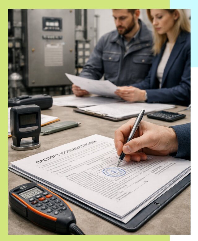 Оформление паспорта эксплуатации оборудования в Советской Гавани