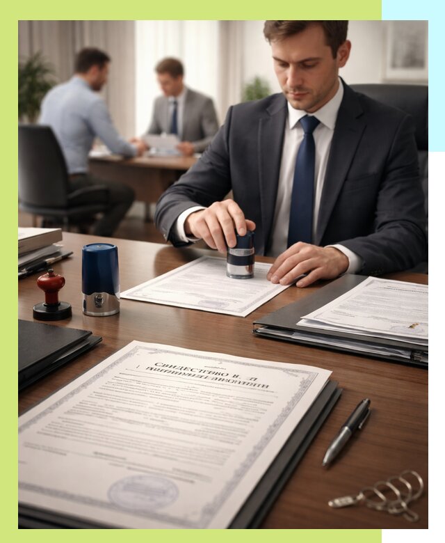 Оформление свидетельства о государственной регистрации в Советской Гавани