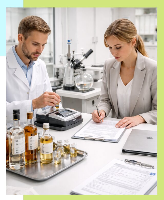 Заключение о спиртосодержании в Советской Гавани, от 5195 р., Алешин-Свс