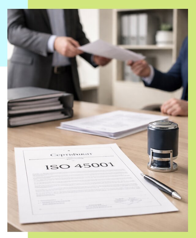 Сертификат ISO 45001 в Советской Гавани под ключ от 46751 р. | Алешин-Свс