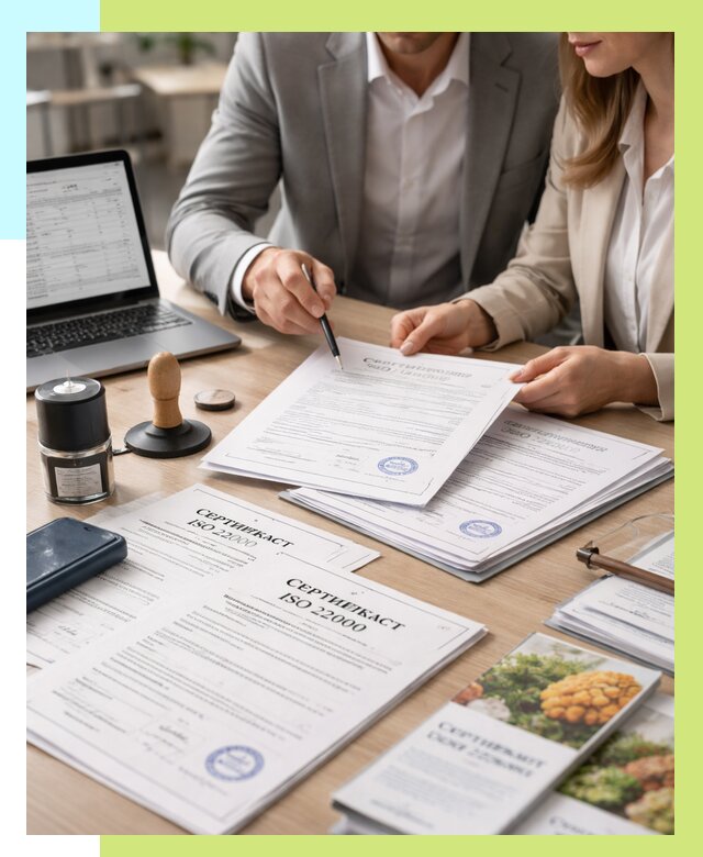 Сертификат ISO 22000 в Советской Гавани от 41556 р. под ключ | Алешин-Свс