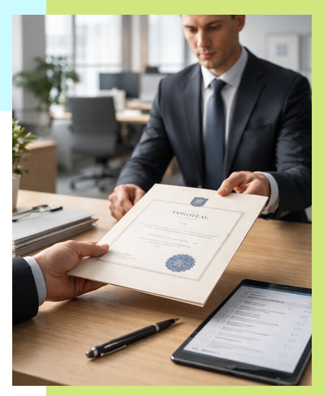 Сертификат ISO 30301 в Советской Гавани от 36362 р. | Алешин-Свс - под ключ