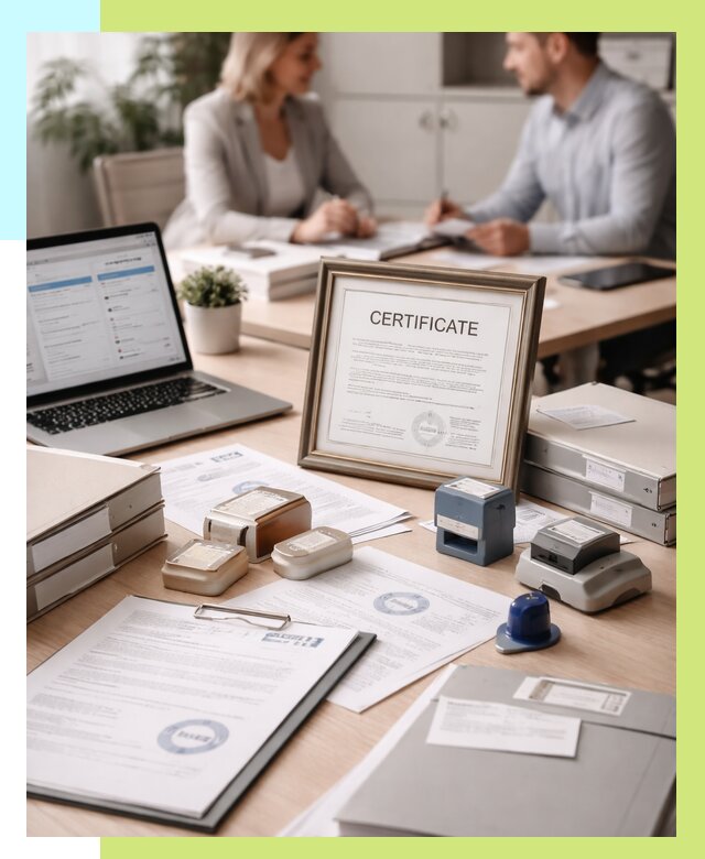 Сертификация компании в Советской Гавани от 46751 р. | Алешин-Свс — заказ